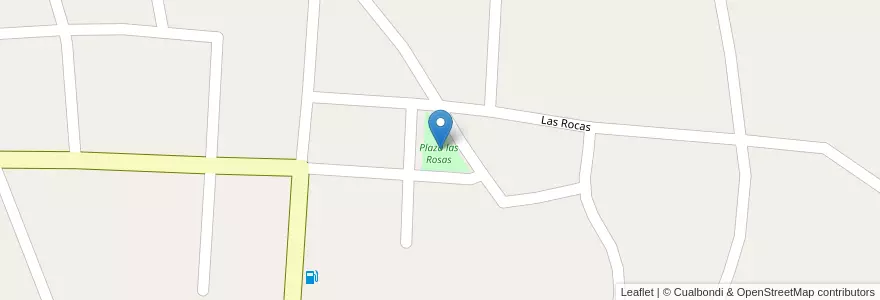 Mapa de ubicacion de Plaza las Rosas en Аргентина, Ла-Риоха, Departamento Sanagasta.