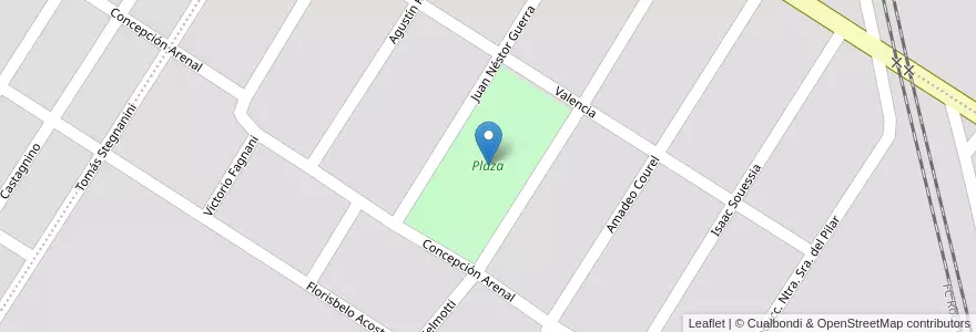 Mapa de ubicacion de Plaza Los Tilos en Argentina, Provincia Di Buenos Aires, Partido De General Pueyrredón, Mar Del Plata.