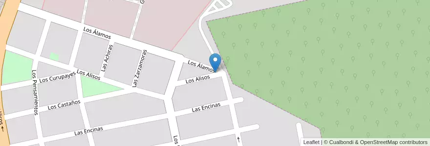 Mapa de ubicacion de plaza Matias A. en アルゼンチン, サルタ州, Capital, Municipio De Salta, Salta.