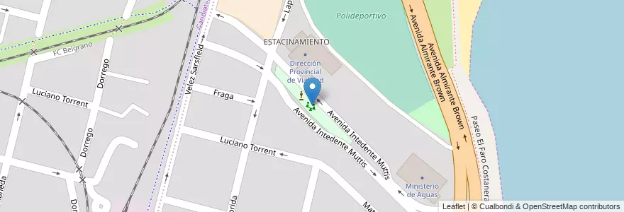 Mapa de ubicacion de Plaza Mutis en آرژانتین, سانتافه, Departamento La Capital, Santa Fe Capital, سانتافه.