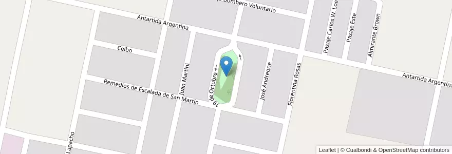 Mapa de ubicacion de Plaza Olmos en Argentine, Córdoba, Departamento Marcos Juárez, Pedanía Espinillos, Municipio De Marcos Juárez.