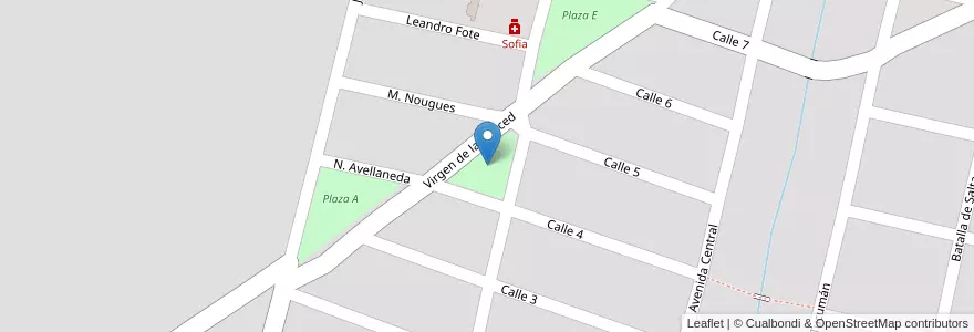 Mapa de ubicacion de Plaza San Jose III en آرژانتین, Tucumán, San Miguel De Tucumán, Departamento Yerba Buena, Yerba Buena.