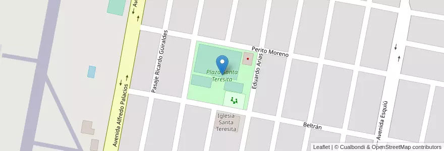 Mapa de ubicacion de Plaza Santa Teresita en Argentina, Salta, Orán, Municipio De San Ramón De La Nueva Orán, San Ramón De La Nueva Orán.