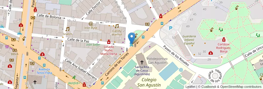 Mapa de ubicacion de Plaza Schweitzer en İspanya, Aragón, Zaragoza, Zaragoza, Zaragoza.