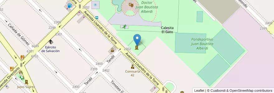 Mapa de ubicacion de Plaza Sebastián Borro, Mataderos en الأرجنتين, Ciudad Autónoma De Buenos Aires, Comuna 9, Buenos Aires.