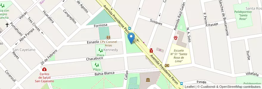 Mapa de ubicacion de Plaza Solidaridad - PLAZA Bº KENNEDY en Argentinien, Jujuy, Departamento Doctor Manuel Belgrano, Municipio De San Salvador De Jujuy.