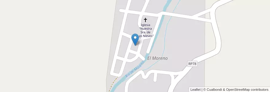 Mapa de ubicacion de Plaza "Toribio Flores" en Arjantin, Jujuy, Departamento Tumbaya, Municipio De Purmamarca.