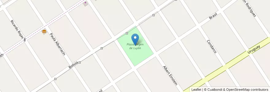 Mapa de ubicacion de Plaza Virgen de Luján en Argentinien, Provinz Buenos Aires, Partido De Quilmes, Quilmes, Ezpeleta.