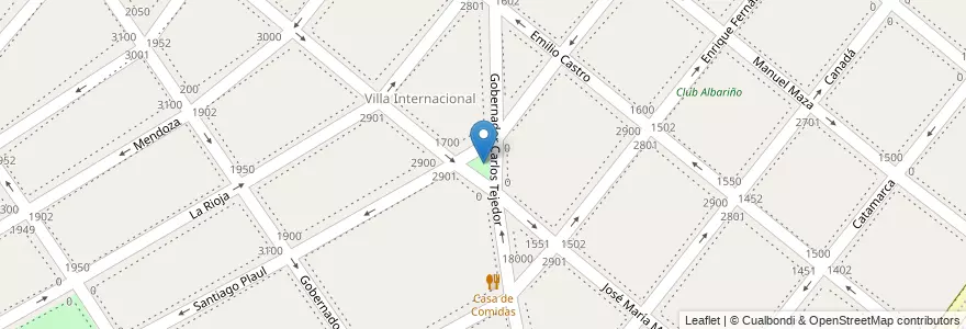 Mapa de ubicacion de Plazoleta de Carlos Tejedor en Arjantin, Buenos Aires, Partido De Lanús, Lanús Oeste.