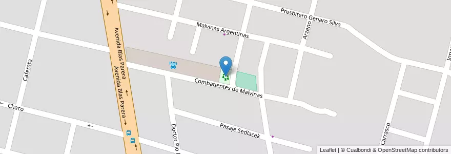 Mapa de ubicacion de Plazoleta de los niños en Аргентина, Санта-Фе, Departamento La Capital, Santa Fe Capital, Santa Fe.
