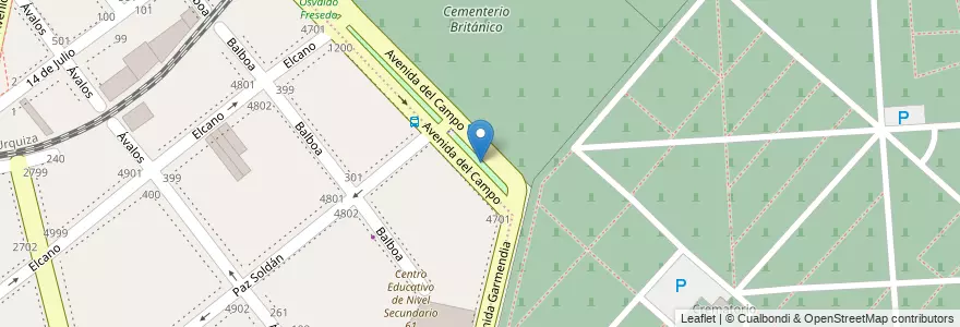 Mapa de ubicacion de Plazoleta Padre Gaspar Cañada, La Paternal en الأرجنتين, Ciudad Autónoma De Buenos Aires, Buenos Aires, Comuna 15.