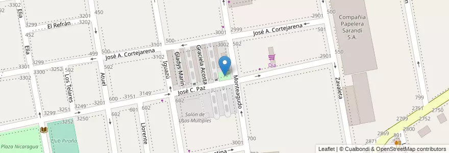 Mapa de ubicacion de Plazoleta Shafik Khandal, Parque Patricios en Argentinië, Ciudad Autónoma De Buenos Aires, Comuna 4, Buenos Aires.