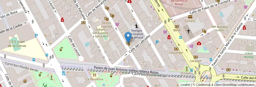 Mapa de ubicacion de PlotPoint en Espagne, Communauté De Madrid, Communauté De Madrid, Área Metropolitana De Madrid Y Corredor Del Henares, Madrid.