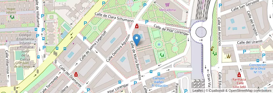 Mapa de ubicacion de Pocholos Garden en Spain, Community Of Madrid, Community Of Madrid, Área Metropolitana De Madrid Y Corredor Del Henares, Madrid.