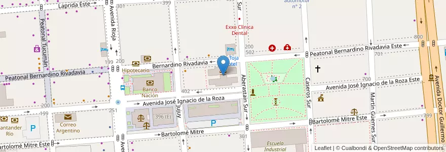 Mapa de ubicacion de Poder Judicial de San Juan en Argentinië, San Juan, Chili, Capital.