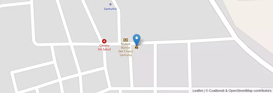 Mapa de ubicacion de Policía en Argentinië, Chaco, Departamento San Lorenzo, Municipio De Samuhú.