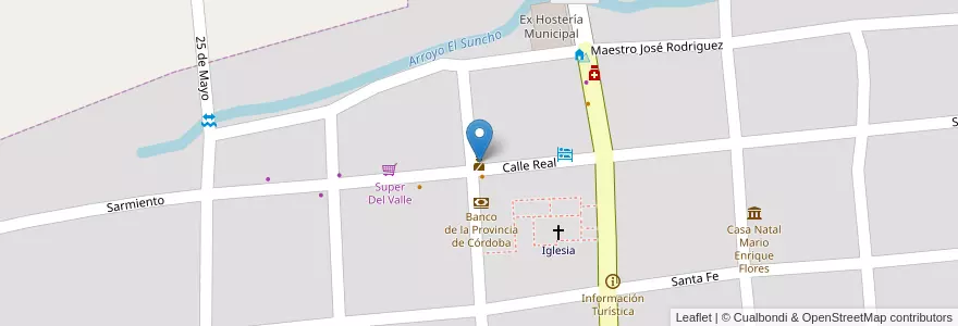 Mapa de ubicacion de Policía en Argentina, Córdoba, Departamento Tulumba, Pedanía Parroquia, Municipio De Villa Tulumba, Villa Tulumba.