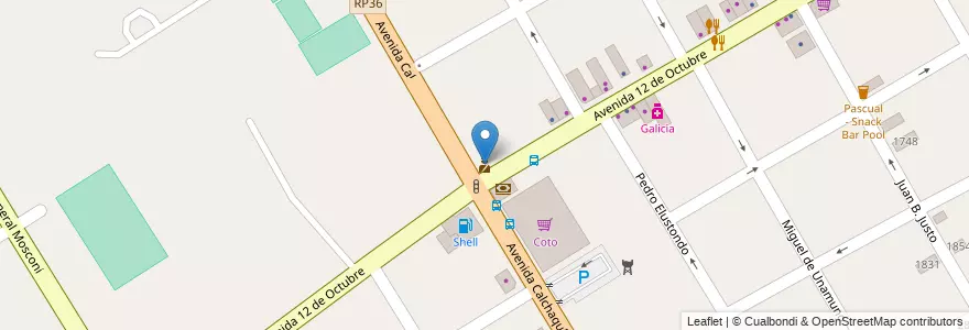 Mapa de ubicacion de Policia Cientifica - Quilmes Oeste en アルゼンチン, ブエノスアイレス州, Partido De Quilmes, Quilmes.