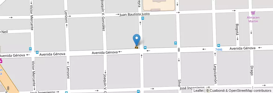 Mapa de ubicacion de Policía Comunitaria Arroyito en 阿根廷, Santa Fe, Departamento Rosario, Municipio De Rosario, 罗萨里奥.