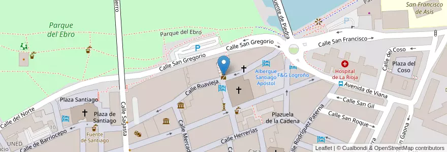 Mapa de ubicacion de Policía Local en Испания, Риоха, Риоха, Логронья.