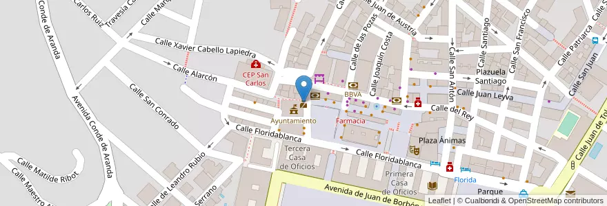 Mapa de ubicacion de Policía Local en Испания, Мадрид, Мадрид, Cuenca Del Guadarrama, San Lorenzo De El Escorial.