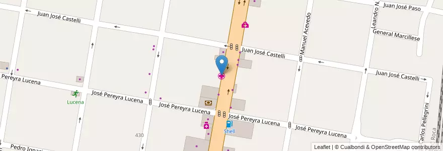Mapa de ubicacion de Policlinico de Lomas de Zamora en Arjantin, Buenos Aires, Partido De Lomas De Zamora, Lomas De Zamora.