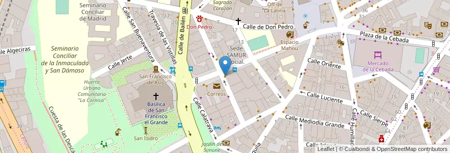 Mapa de ubicacion de Polineko en Испания, Мадрид, Мадрид, Área Metropolitana De Madrid Y Corredor Del Henares, Мадрид.