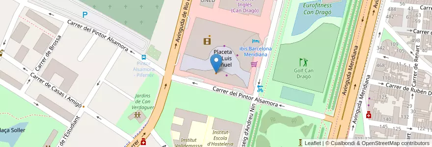 Mapa de ubicacion de Pollo Campero en Espagne, Catalogne, Barcelone, Barcelonais, Barcelone.