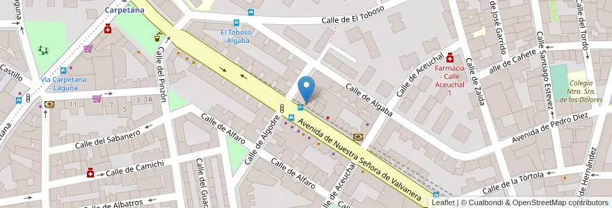 Mapa de ubicacion de Pollos Asados Escobar e Hijos en Spanje, Comunidad De Madrid, Comunidad De Madrid, Área Metropolitana De Madrid Y Corredor Del Henares, Madrid.