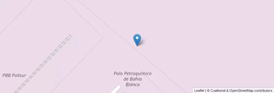 Mapa de ubicacion de Polo Petroquímico de Bahía Blanca en Argentina, Buenos Aires, Partido De Bahía Blanca, Ingeniero White.