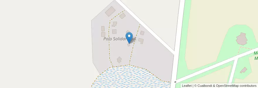 Mapa de ubicacion de Polo Solidaridad en Argentine, Province De Buenos Aires, Partido De Junín.