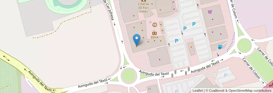 Mapa de ubicacion de Pomodoro en Sepanyol, Catalunya, Barcelona, Vallès Occidental, Terrassa.