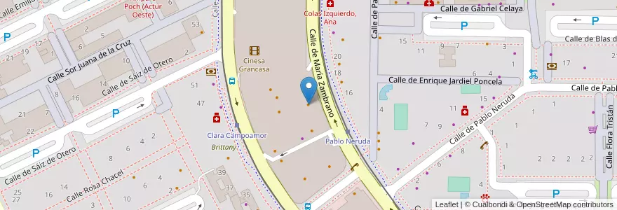 Mapa de ubicacion de Pomodoro en إسبانيا, أرغون, سرقسطة, Zaragoza, سرقسطة.