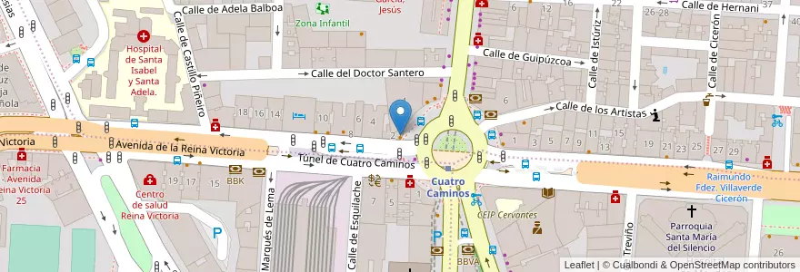 Mapa de ubicacion de Popular en Испания, Мадрид, Мадрид, Área Metropolitana De Madrid Y Corredor Del Henares, Мадрид.