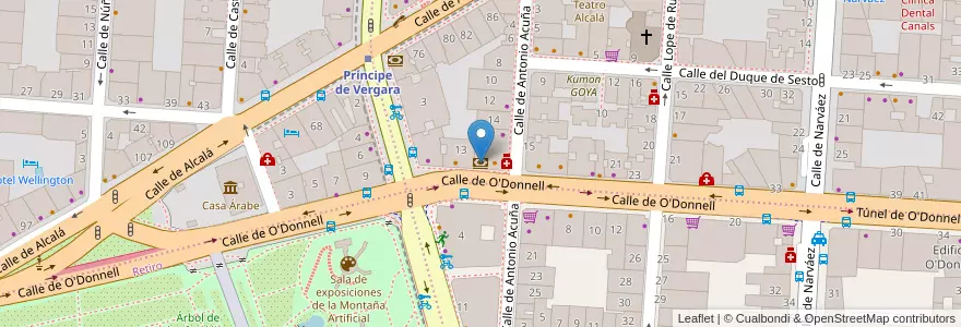 Mapa de ubicacion de Popular en Испания, Мадрид, Мадрид, Área Metropolitana De Madrid Y Corredor Del Henares, Мадрид.