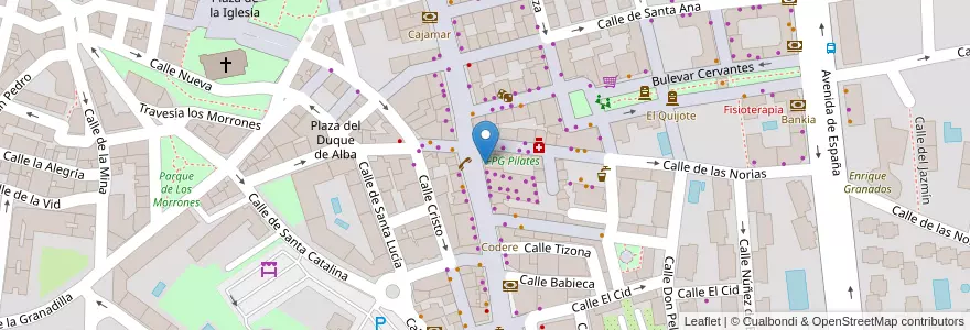 Mapa de ubicacion de Popular en إسبانيا, منطقة مدريد, منطقة مدريد, Área Metropolitana De Madrid Y Corredor Del Henares, Majadahonda.