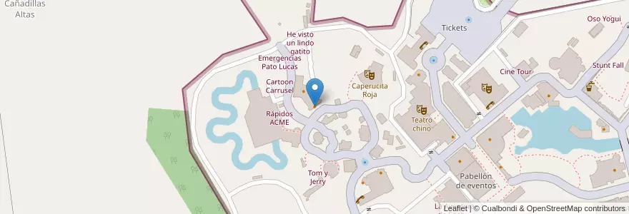 Mapa de ubicacion de Porky Pig Dinner en 스페인, Comunidad De Madrid, Comunidad De Madrid, Las Vegas, San Martín De La Vega.