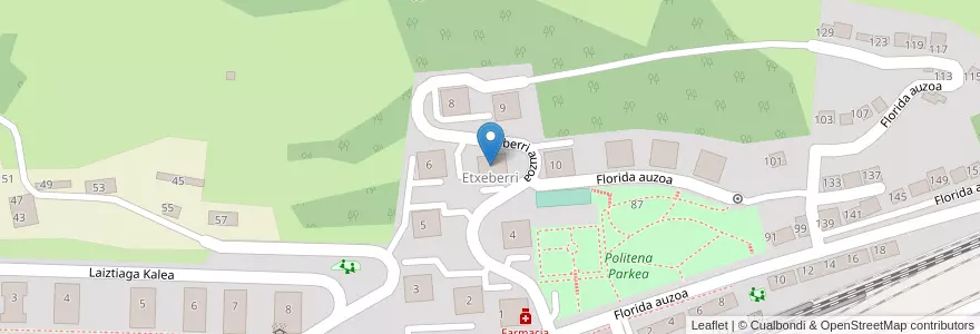 Mapa de ubicacion de portal 6 en España, Euskadi, Gipuzkoa, Donostialdea, Hernani.