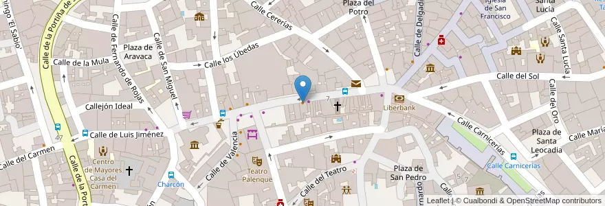 Mapa de ubicacion de Portman en スペイン, カスティーリャ＝ラ・マンチャ州, Toledo, Talavera, Talavera De La Reina.