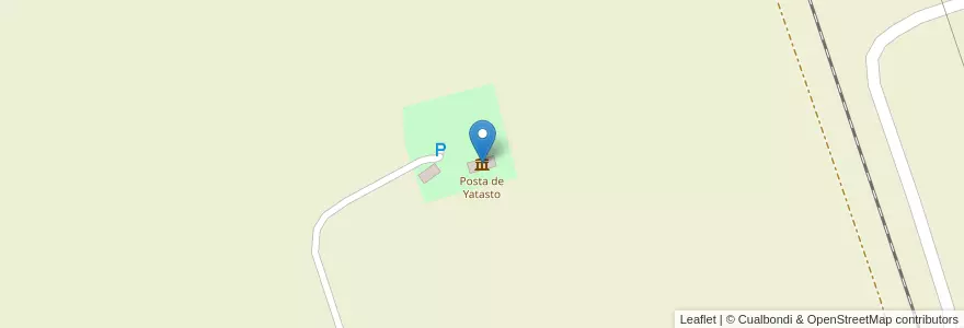 Mapa de ubicacion de Posta de Yatasto en Argentinien, Salta, San José De Metán, Municipio De Metán.