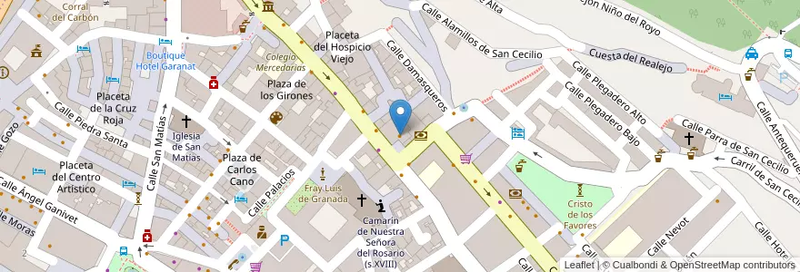 Mapa de ubicacion de Potemkin en スペイン, アンダルシア州, Granada, Comarca De La Vega De Granada, Granada.