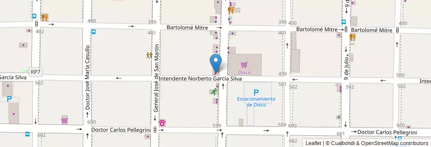 Mapa de ubicacion de Power Bikes en Argentinien, Provinz Buenos Aires, Partido De Morón, Morón.