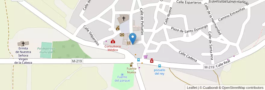 Mapa de ubicacion de Pozuelo Del Rey en Испания, Мадрид, Мадрид, Cuenca Del Henares, Pozuelo Del Rey.