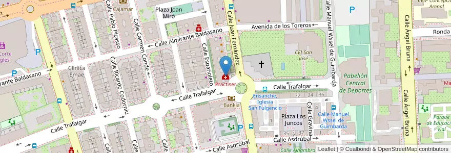 Mapa de ubicacion de Practiser en Espanha, Região De Múrcia, Região De Múrcia, Campo De Cartagena Y Mar Menor, Cartagena.