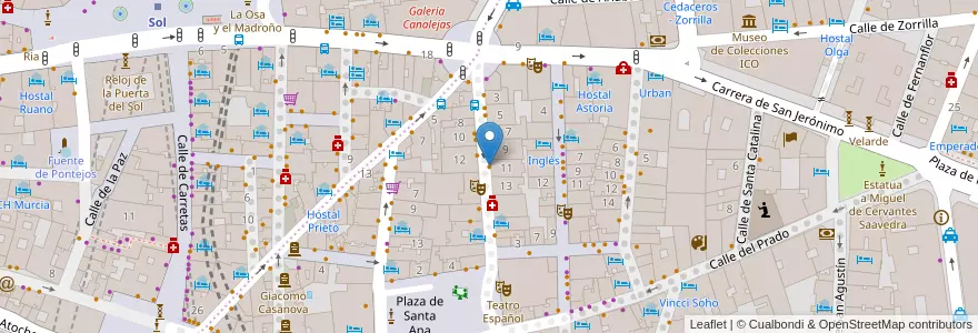 Mapa de ubicacion de Prada a Tope en Испания, Мадрид, Мадрид, Área Metropolitana De Madrid Y Corredor Del Henares, Мадрид.