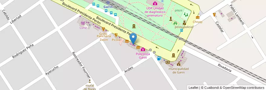 Mapa de ubicacion de Precios locos en Argentina, Buenos Aires, Partido De Escobar, Garín.