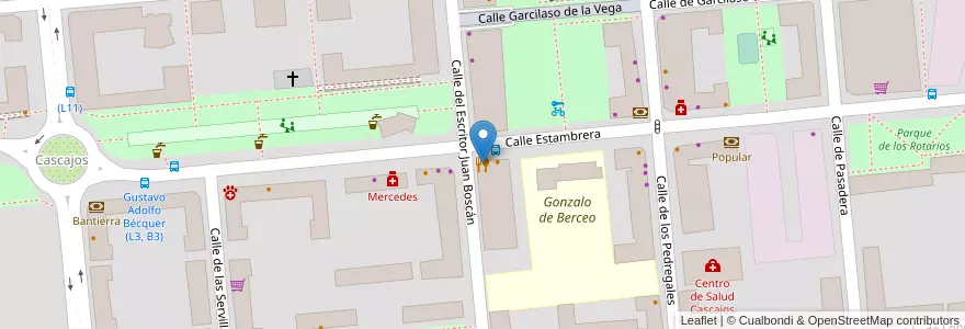 Mapa de ubicacion de Precocinados y encargos de paellas, fritos y tortillas en Espagne, La Rioja, La Rioja, Logroño.