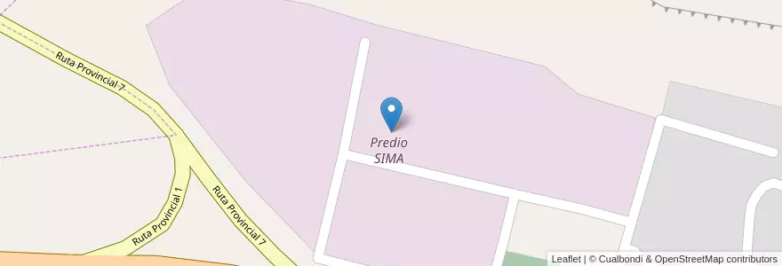 Mapa de ubicacion de Predio SIMA en Аргентина, Чили, Неукен, Departamento Añelo, Añelo, Añelo.
