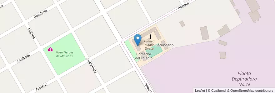 Mapa de ubicacion de Preescolar en Argentinië, Buenos Aires, Partido De San Fernando, Victoria.