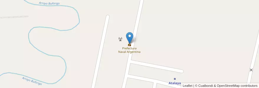 Mapa de ubicacion de Prefectura Naval Argentina en Arjantin, Buenos Aires, Partido De Magdalena.